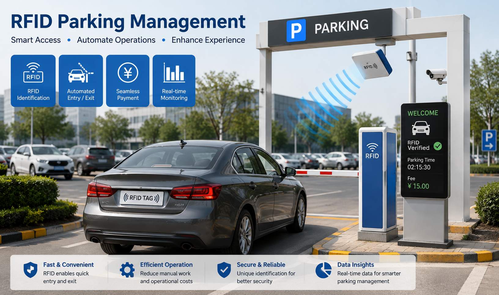Gestion du stationnement RFID
